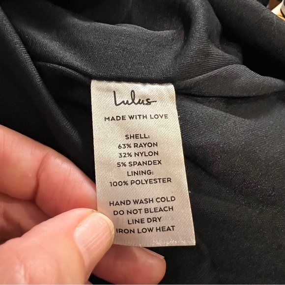 Lulus Black Off-Shoulder bodycon Dress size small - Picture 12 of 15